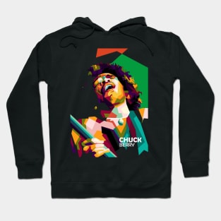 chuck berry wpap pop art Hoodie